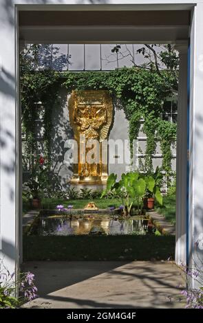 USA, New Hampshire, Saint Gaudens National Historical Park, Casa, giardini, scultura, scultore, Foto Stock