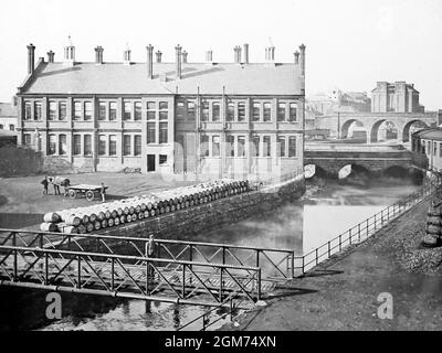 The Works, The Belfast Ropeworks Company Ltd., Belfast, Irlanda, periodo vittoriano Foto Stock