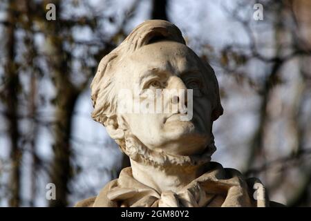 Richard Wagner-Denkmal, Berlino (nur fuer redaktionelle Verwendung. Keine Werbung. Referenzdatenbank: http://www.360-berlin.de. © Jens Knappe. Bildque Foto Stock