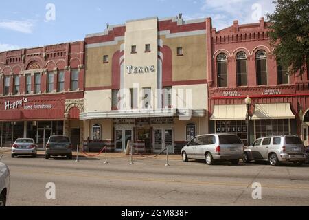 Waxahachie, Texas: Centro storico di Waxahachie, Texas Foto Stock