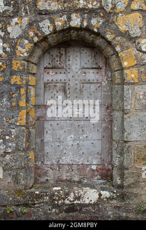 ex abbazia di saint-guénolé a landévennec in bretagna (francia) Foto Stock