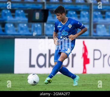 Como 17-09-2021 Stadio Giuseppe Sinigaglia Campionato Serie BKT 2021/22 Como - Frosinone nella foto: Alessio Iovine Calcio Como Foto Antonio Saia - Kines Milano Foto Stock