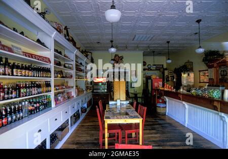 Thomas Judd's Store, negozio di dolci in vecchio stile, Green Gate Village Inn , St. George, Utah, USA Foto Stock