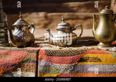 AIT ben Haddou, souvenir, Marocco, Africa. Foto Stock