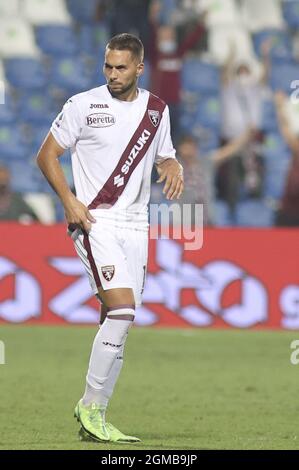 Stadio MAPEI, Reggio Emilia, Italia, 17 settembre 2021, 11 Marko Pjaca -Torino negli Stati Uniti Sassuolo vs Torino FC - Calcio Italiana Serie A Match Credit: Live Media Publishing Group/Alamy Live News Foto Stock