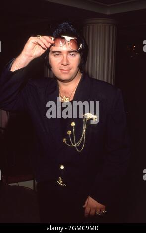 Elvis Aaron Presley jr. Credito degli anni '80 circa: Ralph Dominguez/MediaPunch Foto Stock