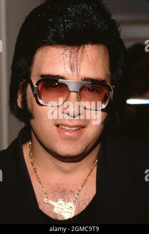 Elvis Aaron Presley jr. Credito degli anni '80 circa: Ralph Dominguez/MediaPunch Foto Stock