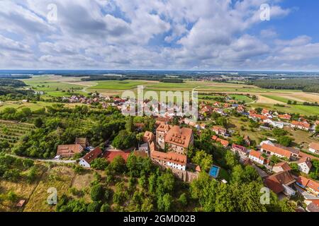 Castello di Wernfels vicino a Spalt in Baviera Foto Stock