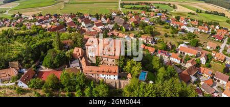 Castello di Wernfels vicino a Spalt in Baviera Foto Stock