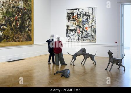 Roma. L'Italia. GNAM Galleria Nazionale di Arte Moderna. Galleria nazionale d'arte moderna. Foto Stock