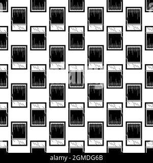 Motivo tenda finestra texture sfondo senza giunture ripetizione sfondo vettore geometrico Illustrazione Vettoriale