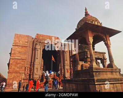 esterno del tempio di bhojpur shiv bhopal madhya pradesh india Foto Stock