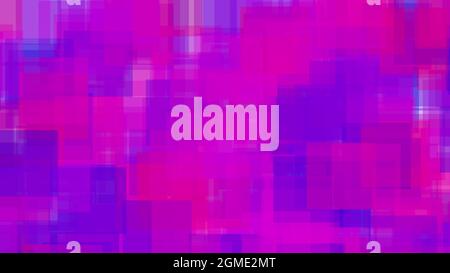 Sfondo astratto 8K blu viola rosa lilla lavanda quadrati griglia motivo morbido Foto Stock
