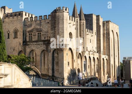 Palais des Papes, Avignone, Francia. Foto Stock