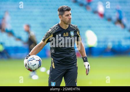 Sheffield, Regno Unito. 18 settembre 2021. Pullman Adriano basso durante il riscaldamento a Sheffield, Regno Unito, il 9/18/2021. (Foto di James Heaton/News Images/Sipa USA) Credit: Sipa USA/Alamy Live News Foto Stock