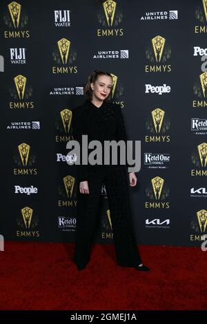 Hannah Einbinder arriva alla Emmys Performers Nominee Celebration a Los Angeles, California, il 17 settembre 2021. (Foto di Conor Duffy/Sipa USA) Foto Stock