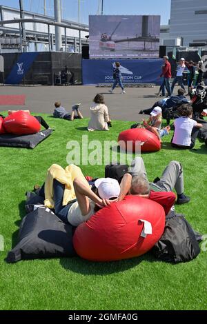 La Bay Area ospita la famosa LV America's Cup, San Francisco CA Foto Stock