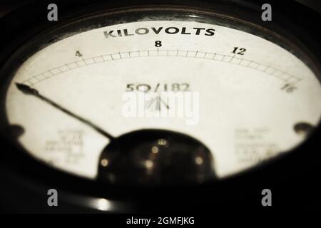 Kilovolt militare inglese d'epoca. Foto Stock