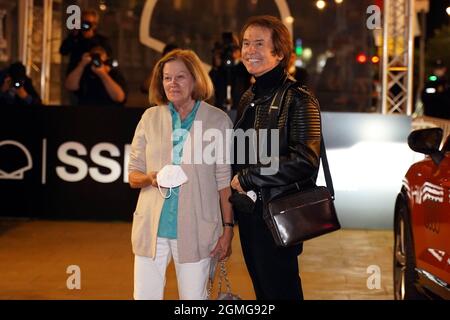 San Sebastian, Spagna. 18 settembre 2021. Sibger Raphael all'hotel Maria Cristina per la 69a edizione del festival del cinema di San Sebastian Credit: CORDON PRESS/Alamy Live News Foto Stock