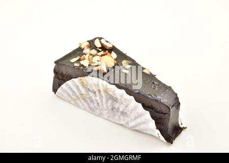 Foresta Nera Pasticceria isolata su sfondo bianco con Clipping Path Foto Stock