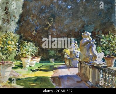 Artista: John Singer Sargent (1856-1925) titolo: Villa di Marlia, Lucca anno: 1910 Foto Stock