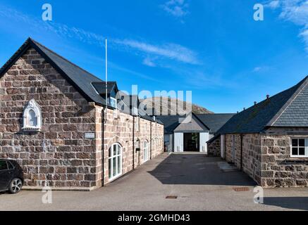 ACHFARY FRAZIONE SUTHERLAND SCOZIA REAY FOREST ESTATE OFFICE BUILDINGS Foto Stock