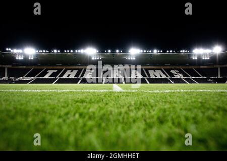 Pride Park Stadium, sede del Derby County Football Club. Foto Stock