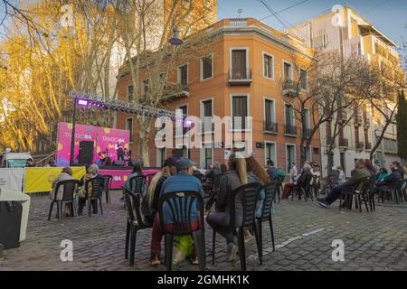 Buenos Aires, Argentina. 18 settembre 2021. Alfredo Piro con il suo spettacolo Tangos clásicos Improbables che appare al Tango BA Festival. (Foto di Esteban Osorio/Pacific Press) Credit: Pacific Press Media Production Corp./Alamy Live News Foto Stock