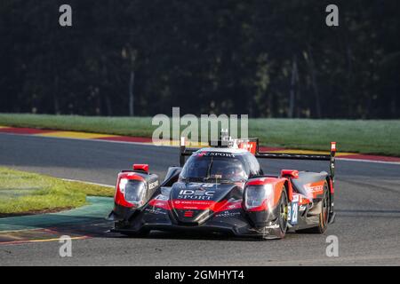 28 Lafargue Paul (fra), Chatin Paul-Loup (fra), Pilet Patrick (fra), Idec Sport, Oreca 07 - Gibson, in azione durante la 2021 4 ore di Spa-Francorchamps, 5° round della European le Mans Series 2021, dal 17 al 19 settembre 2021 sul Circuit de Spa-Francorchamps, a Stavelot, Belgio - Foto: Frederic le Floc H/DPPI/LiveMedia Foto Stock