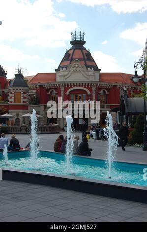 Il Phantasialand a Brühl, Germania Foto Stock