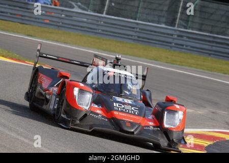 28 Lafargue Paul (fra), Chatin Paul-Loup (fra), Pilet Patrick (fra), Idec Sport, Oreca 07 - Gibson, in azione durante la 2021 4 ore di Spa-Francorchamps, 5° round della European le Mans Series 2021, dal 17 al 19 settembre 2021 sul Circuit de Spa-Francorchamps, a Stavelot, Belgio - Foto: Frederic le Floc H/DPPI/LiveMedia Foto Stock