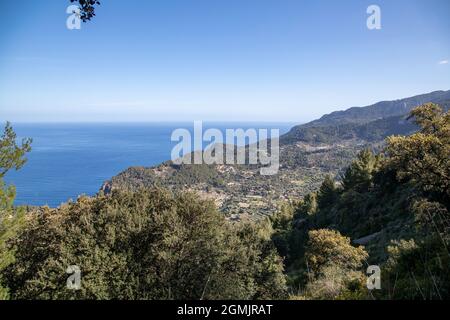 Escursioni intorno al puig de galatzo, Maiorca Foto Stock