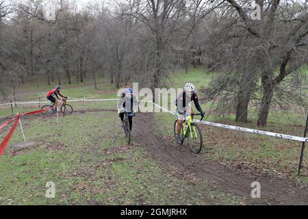 Pista ciclabile corsa a Rocklin, CA USA Foto Stock