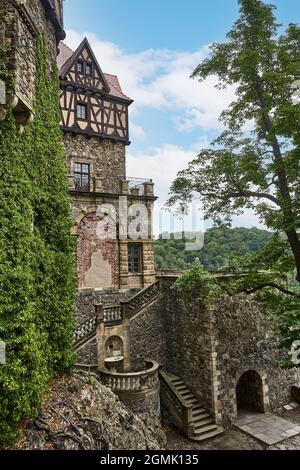 Walbrzych, bassa Slesia, Polonia 07 giugno 2021. Vista sul castello di Ksiaz vicino alla città di walbrzych nella bassa Slesia, Polonia Foto Stock