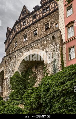 Walbrzych, bassa Slesia, Polonia 07 giugno 2021. Vista sul castello di Ksiaz vicino alla città di walbrzych nella bassa Slesia, Polonia Foto Stock