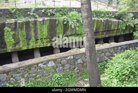 1500 anni BUDDISTA JOGESHWARI GROTTE, Maharashtra, mumbai, india Foto Stock