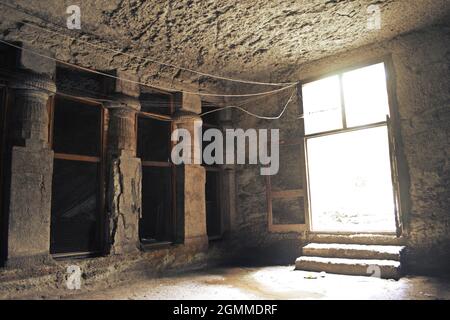 1500 anni BUDDISTA JOGESHWARI GROTTE, Maharashtra, mumbai, india Foto Stock