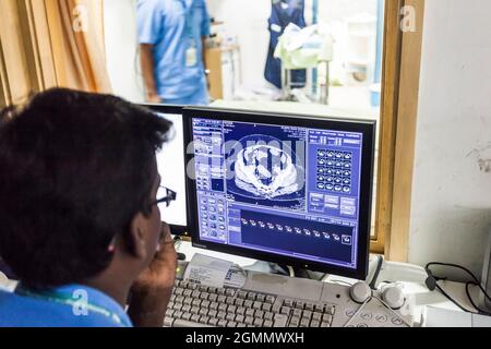 Un ospedale privato a Chennai. Tamil Nadu India Foto Stock