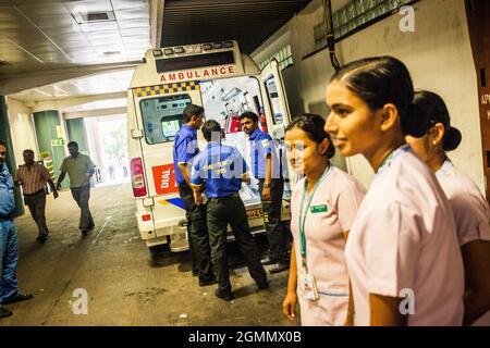 Un ospedale privato a Chennai. Tamil Nadu India Foto Stock