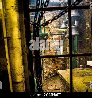 Whitechapel Bell fonderia nella città di Londra Inghilterra Regno Unito Foto Stock