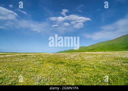 Passo di montagna nelle province di Shirak e Lori in Armenia Foto Stock