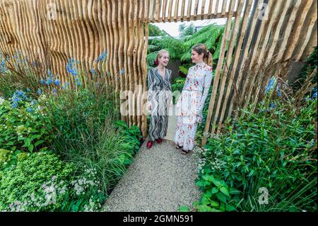 Londra, Regno Unito. 20 Settembre 2021. Il Giardino Segreto Boodles, un Giardino Santuario - il Chelsea Flower Show 2021. Lo spettacolo è stato annullato lo scorso anno a causa dei blocchi di coronavirus. Credit: Guy Bell/Alamy Live News Foto Stock