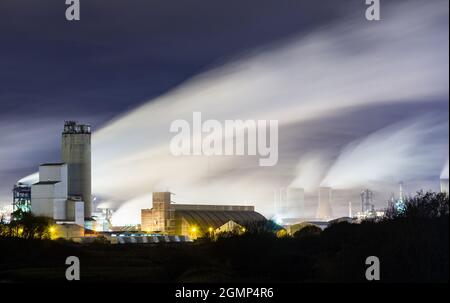STABILIMENTO di fertilizzazione DELLA CF Industries a Billingham, vicino a Middlesbrough, Inghilterra nord-orientale. REGNO UNITO Foto Stock