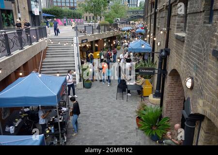 Lower Stable Street Market, Londra - King's Cross. Foto Stock