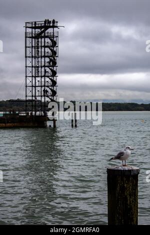 Baden-Württemberg : Moleturm Friedrichshafen Foto Stock