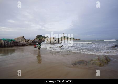 Ke GA spiaggia nella provincia di Binh Thuan Vietnam meridionale Foto Stock