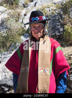 Lago Titicaca, Perù - 18 maggio 2018 Pillkukayna è un sito antico e sacro sull'isola del Sole, Lago Titicaca. Il mito della creazione degli Incas ha Foto Stock