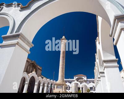 Potosi, Bolivia - 22 maggio 2018 Potosi e la sua storia sono inestricabilmente legate all'argento. Una delle città più alte del mondo ad un'altitudine di Foto Stock