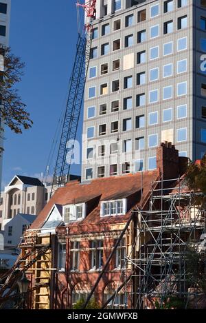 Christchurch, Nuova Zelanda - 17 maggio 2012 un terremoto importante, registrando 6.3 sulla scala Richter, ha colpito Christchurch, Nuova Zelanda il 22 febbraio 2011. IO Foto Stock