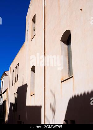 Cefalù, Sicilia, Italia - 25 settembre 2019; nessuna gente in shot. L'antica città siciliana di Cefal, sulla costa settentrionale della Sicilia, risale al 200 Foto Stock